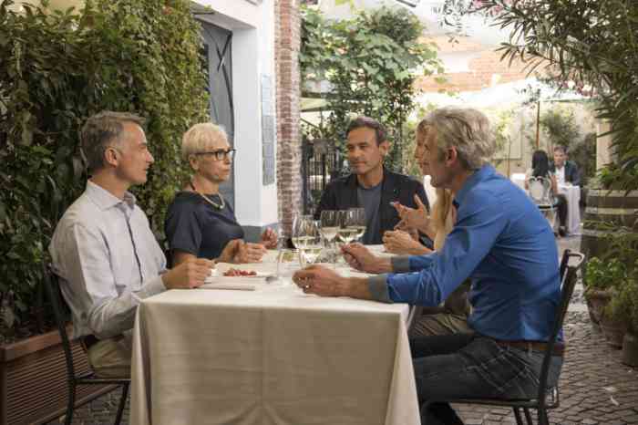 friends enjoying time at a restaurant.